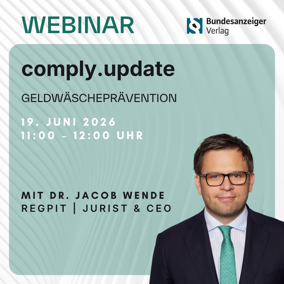 Webinar: comply.update – Geldwäscheprävention