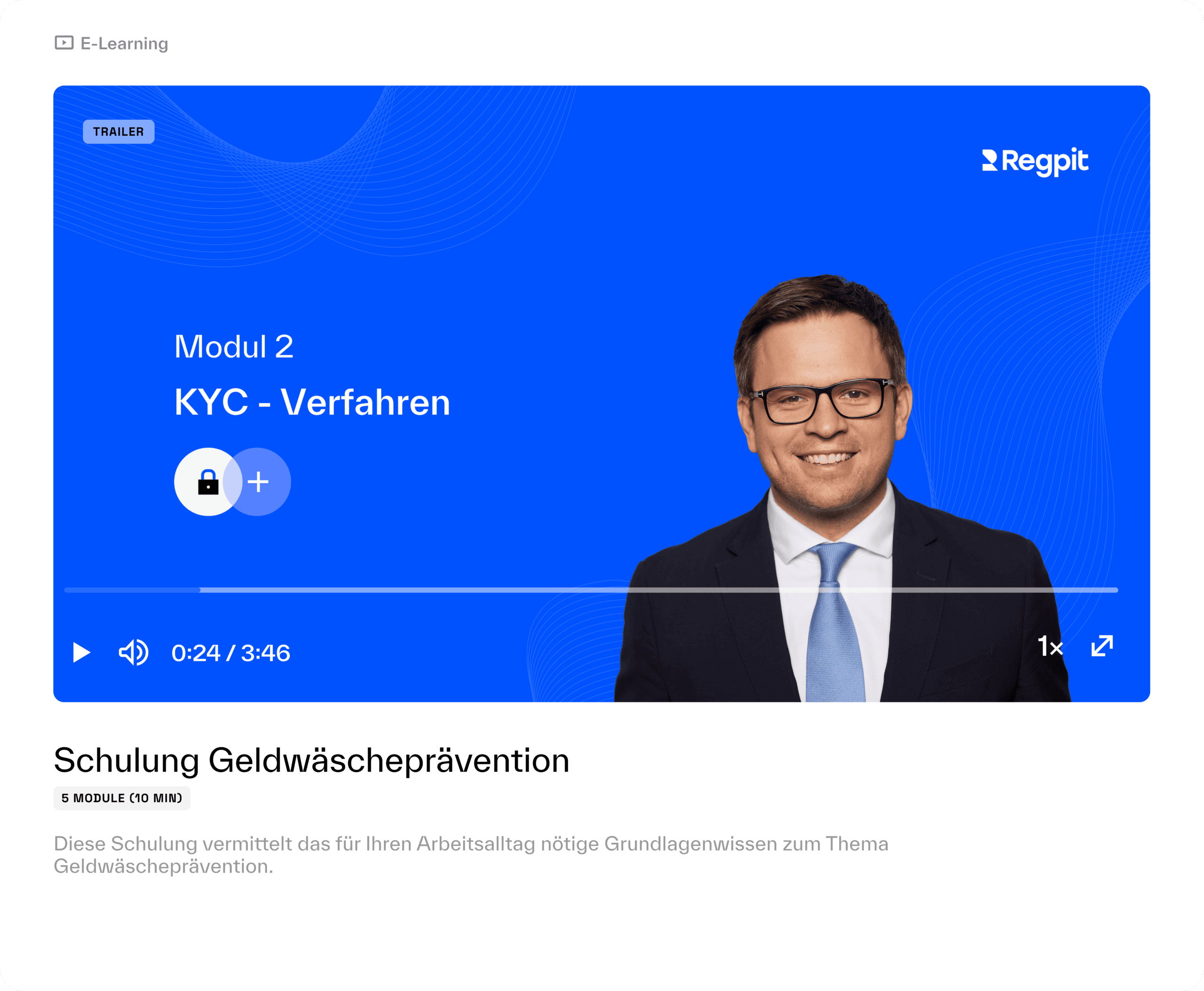 E-Learning Schulung Geldwäscheprävention